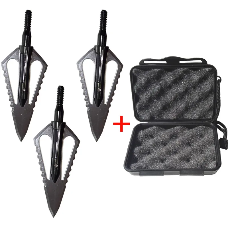 3pcs Hunting Arrowhead 100Gr Steel Broadhead Arrow Point Target Shooting Tips Crossbow Compound Recurve Bow Head With 1 Box
3pcs Hunting Arrowhead 100Gr Steel Broadhead Arrow Point Target Shooting Tips Crossbow Compound Recurve Bow Head With 1 Box
