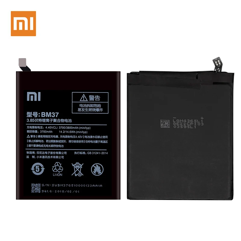 20pcs/Lot Original Battery BM37 For Xiaomi Mi 5s Plus International Cellphone Battery 3700/3800mAh Factory Supply Top Quality
20pcs/Lot Original Battery BM37 For Xiaomi Mi 5s Plus International Cellphone Battery 3700/3800mAh Factory Supply Top Quality