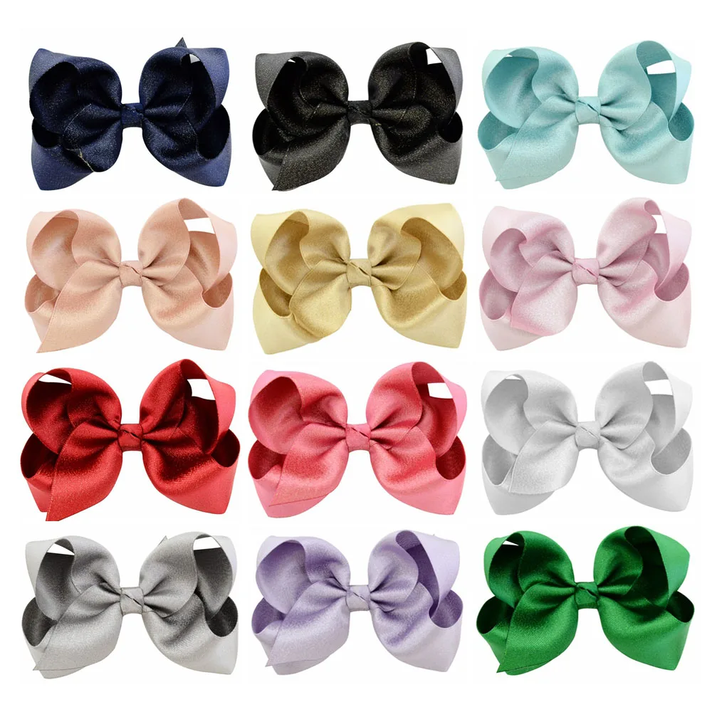12Colors/set 4 Inch Boutique New hair bows Solid Ribbon Bowknot Handmade DIY Kids Hair Accessories With Alligator Clip 757
12Colors/set 4 Inch Boutique New hair bows Solid Ribbon Bowknot Handmade DIY Kids Hair Accessories With Alligator Clip 757