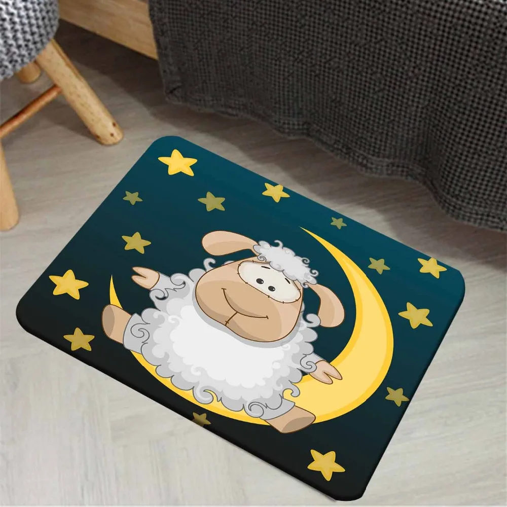 Else Navy Blue Yellow Stars Moon on White Lamp Animals 3d Print Anti Slip Doormat Home Decor Entryway Kids Children Room Mat
Else Navy Blue Yellow Stars Moon on White Lamp Animals 3d Print Anti Slip Doormat Home Decor Entryway Kids Children Room Mat