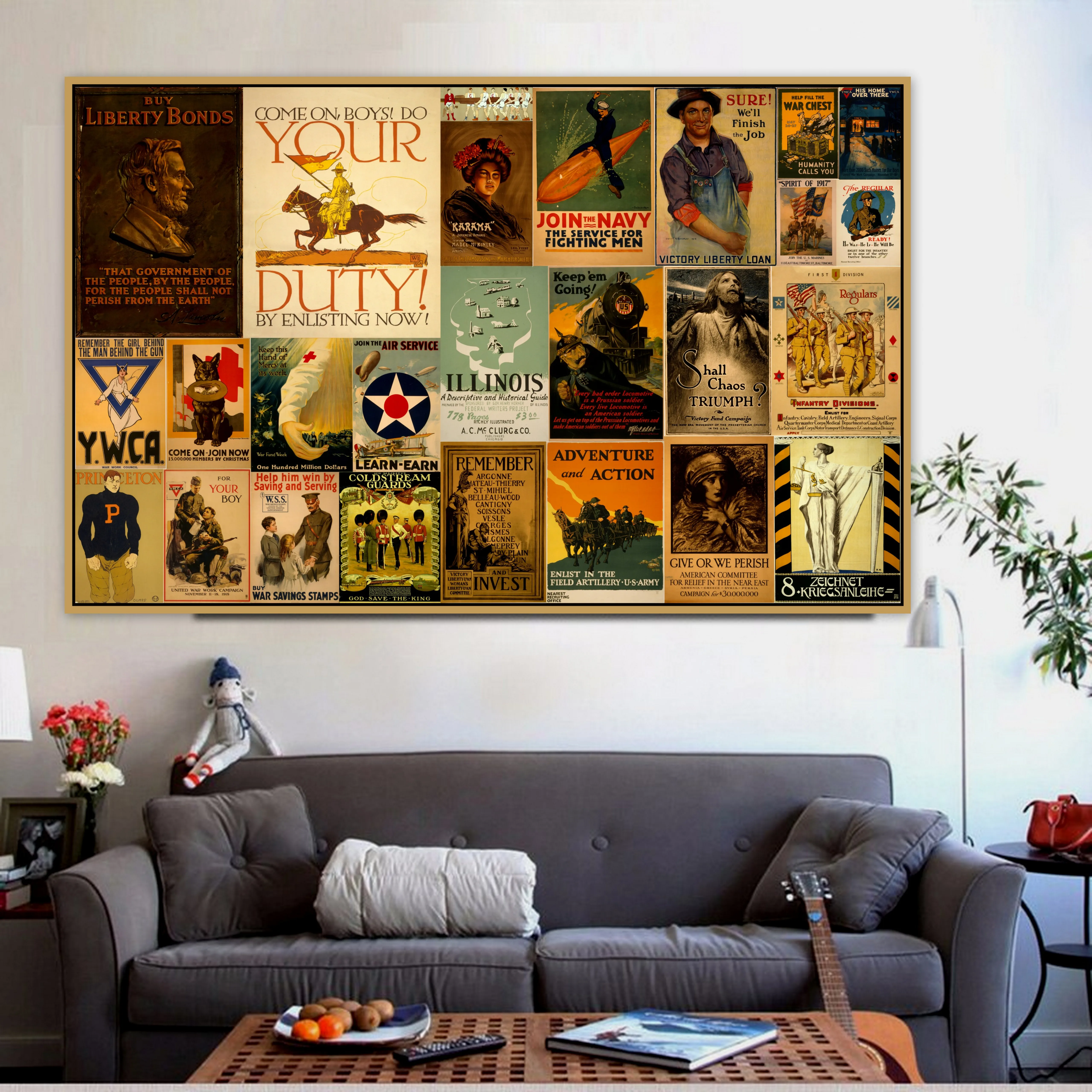 Buy Liberty Bonds Vintage Posters Photo Collage Canvas Painting Poster Print Wall Art Picture Living Room Wall Art
Buy Liberty Bonds Vintage Posters Photo Collage Canvas Painting Poster Print Wall Art Picture Living Room Wall Art
