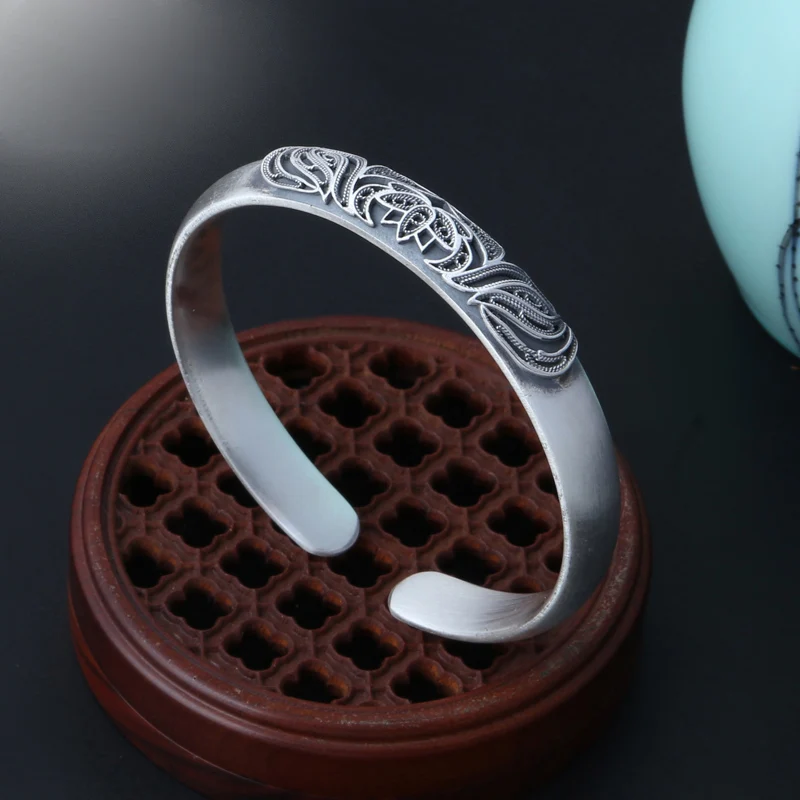 scrub 999 pure silver bracelet vintage bangles for women silver women jewelry stamping process woman bracelet and bangles
scrub 999 pure silver bracelet vintage bangles for women silver women jewelry stamping process woman bracelet and bangles