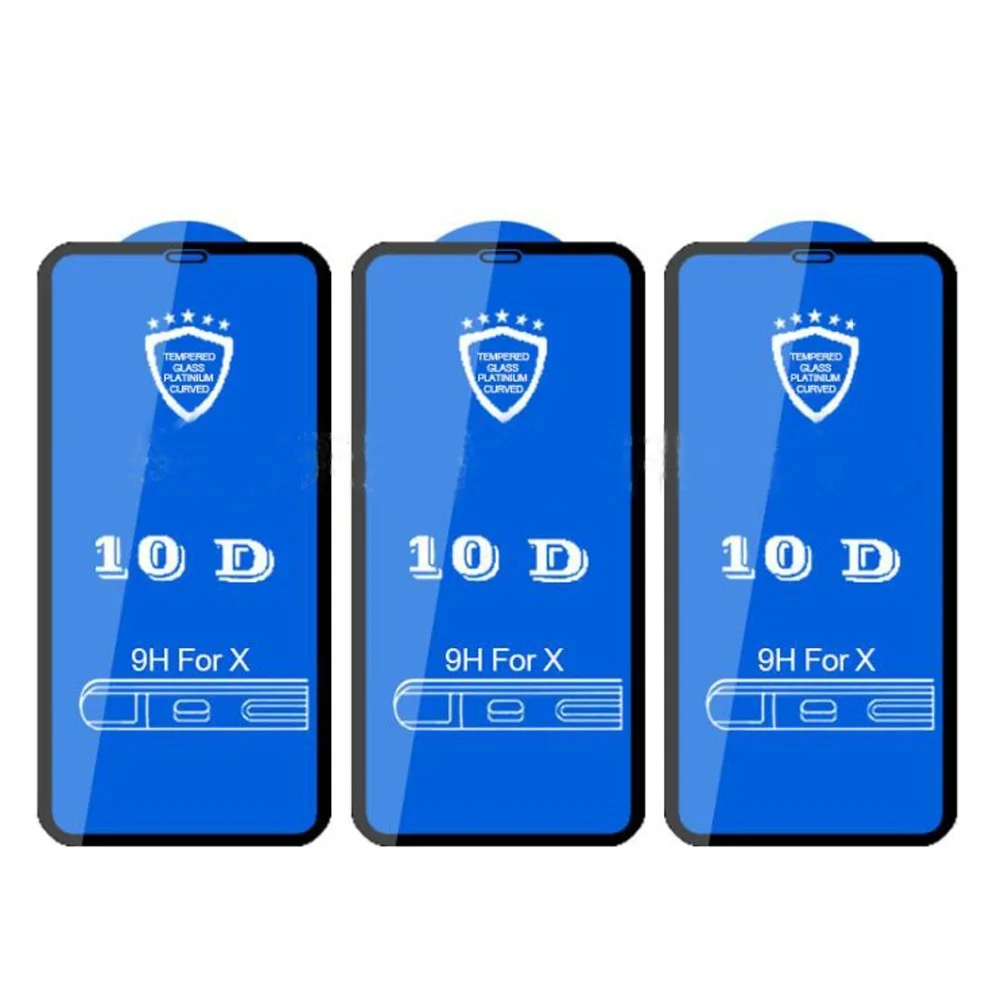 10pcs/lot 10D Full Cover Tempered Glass For iPhone 11 pro 78 6sProtective Glass for iPhone XS max XR Protective Glass
10pcs/lot 10D Full Cover Tempered Glass For iPhone 11 pro 78 6sProtective Glass for iPhone XS max XR Protective Glass