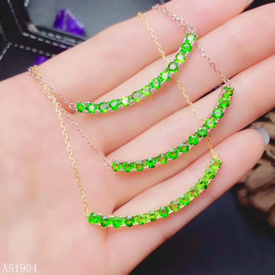 KJJEAXCMY Boutique Jewelry 925 Sterling Silver Inlaid Natural Diopside Gemstone Female Necklace Pendant Support Test
KJJEAXCMY Boutique Jewelry 925 Sterling Silver Inlaid Natural Diopside Gemstone Female Necklace Pendant Support Test