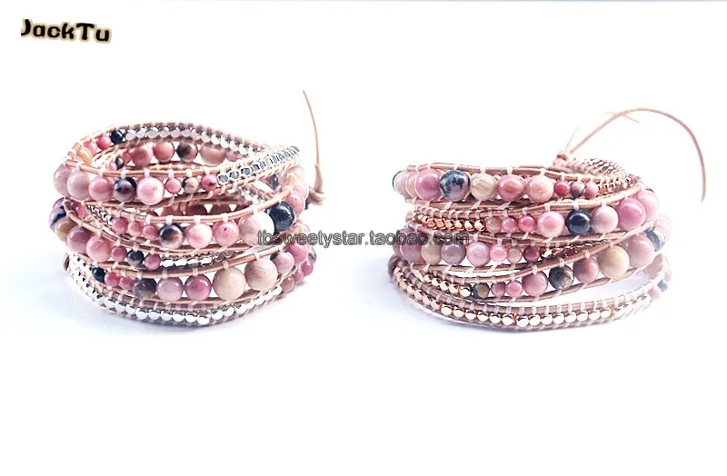 Copper Nuggets Mix Rhodochrosite Natural Stone Leather Bracelet Boho Woven Nepal Bracelet
Copper Nuggets Mix Rhodochrosite Natural Stone Leather Bracelet Boho Woven Nepal Bracelet