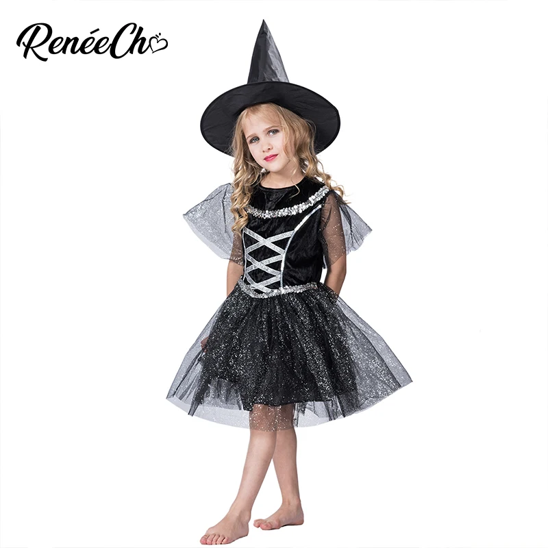 Halloween Costume For Kids Glitter Sparkling Witch Costume vampire cosplay black Dress And Hat set anime cosplay for birthday
Halloween Costume For Kids Glitter Sparkling Witch Costume vampire cosplay black Dress And Hat set anime cosplay for birthday