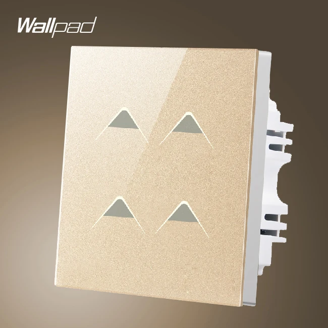 Новое поступление Wallpad UK Hotel 4 Gang 2 Way 3 way Gold Crystal Glass сенсорный переключатель освещения Электрический, бесплатная доставка
Новое поступление Wallpad UK Hotel 4 Gang 2 Way 3 way Gold Crystal Glass сенсорный переключатель освещения Электрический, бесплатная доставка