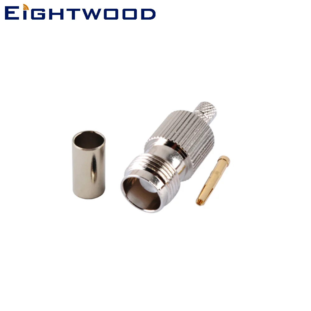 Eightwood TNC Гнездовой разъем RF коаксиальный соединитель Адаптер обжимной LMR195 RG58 кабель для антенны беспроводной военный широкополосный
Eightwood TNC Гнездовой разъем RF коаксиальный соединитель Адаптер обжимной LMR195 RG58 кабель для антенны беспроводной военный широкополосный