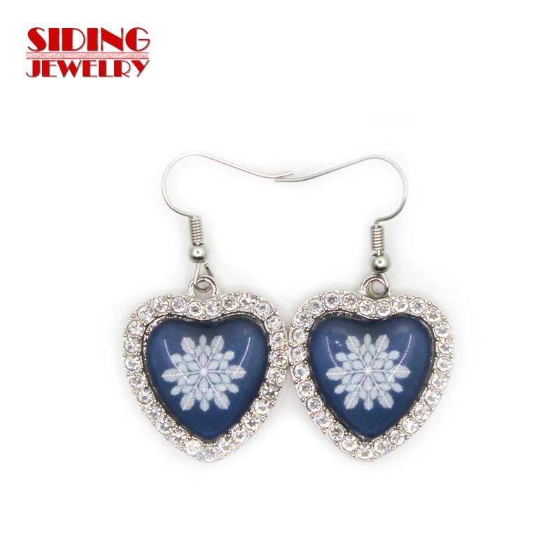 2018 New Arrival 5pair/lot Snowflakes Style 9 Crystal Heart Earring Earrings Charms Fashion Pendientes DIY Jewelry Charms
2018 New Arrival 5pair/lot Snowflakes Style 9 Crystal Heart Earring Earrings Charms Fashion Pendientes DIY Jewelry Charms