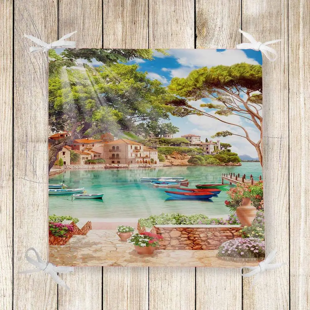 Else Blue Sea Green Trees Landscape 3d Print Square Chair Pad Seat Cushion Soft Memory Foam Full Lenght Ties Non Slip Washable
Else Blue Sea Green Trees Landscape 3d Print Square Chair Pad Seat Cushion Soft Memory Foam Full Lenght Ties Non Slip Washable