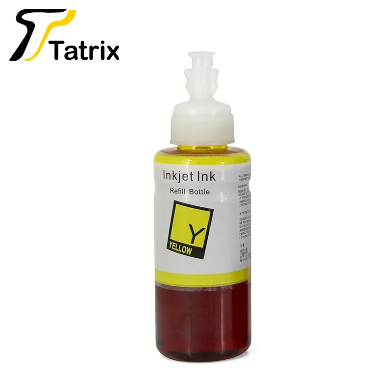 Tatrix Refill Dye Ink 4*70ML Bottled Ink T6641 T6642 T6643 T6644 for EPSON L100/L110/L200/L210/L300/L303/L350/L355/L550/L555
Tatrix Refill Dye Ink 4*70ML Bottled Ink T6641 T6642 T6643 T6644 for EPSON L100/L110/L200/L210/L300/L303/L350/L355/L550/L555