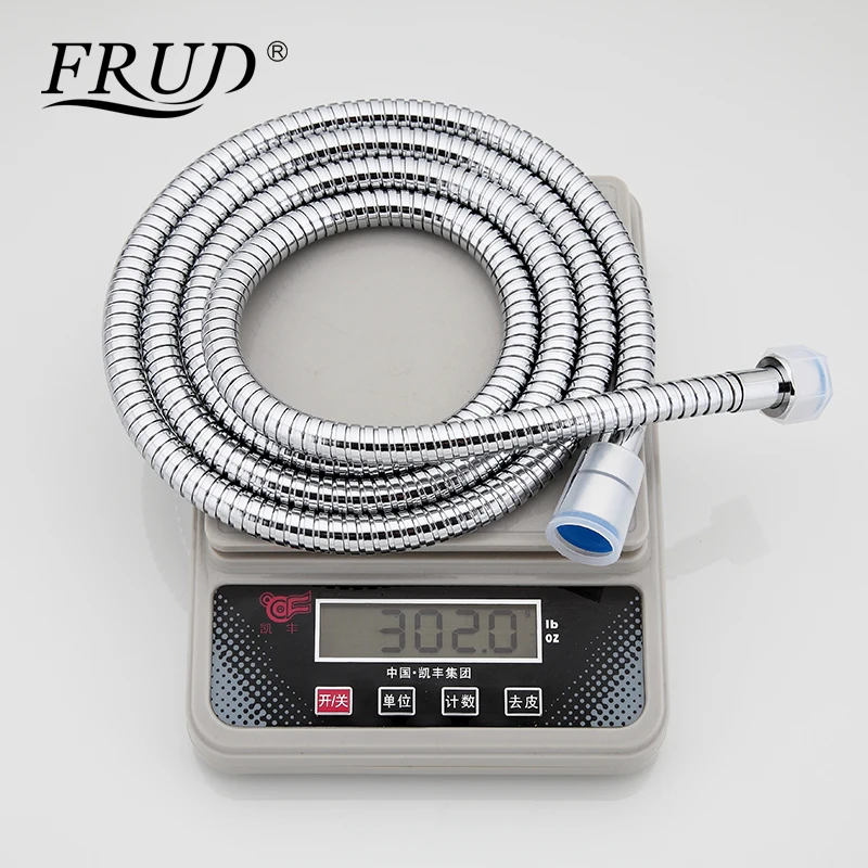 FRUD Stainless Steel Silver Plumbing Hoses flexible 1/2'' Shower Hose Bathroom Shower Set Accessories 2.0 metre Water Pipe F43-2
FRUD Stainless Steel Silver Plumbing Hoses flexible 1/2'' Shower Hose Bathroom Shower Set Accessories 2.0 metre Water Pipe F43-2