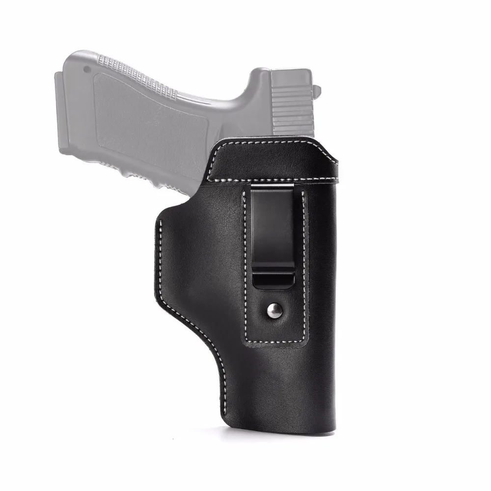 Кожаный кобура IWB внутренняя Скрытая для Glock 17 19 22 23 32 33/S & W M P|Кобуры| |