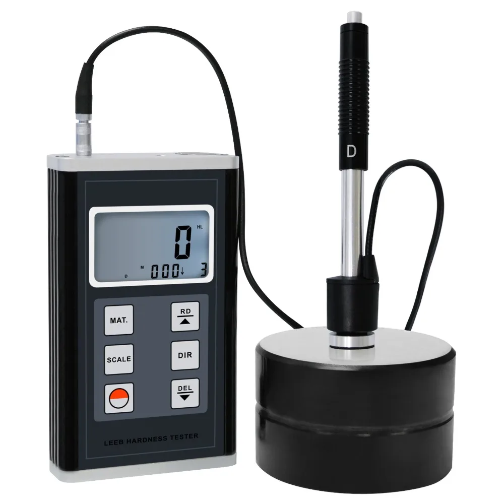 Leeb Hardness Meter Tester 170-960 HLD Metals Durometer D Type Impact Measurement Gauge Test Kit (HRB HRC HV HB HS HL)
Leeb Hardness Meter Tester 170-960 HLD Metals Durometer D Type Impact Measurement Gauge Test Kit (HRB HRC HV HB HS HL)