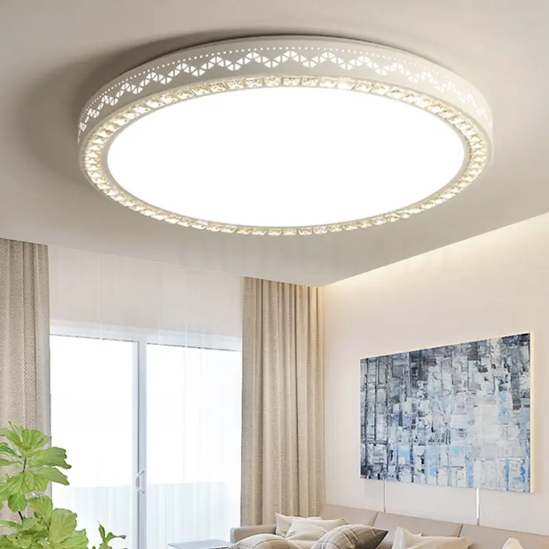 Round crystal ceiling lights ultrathin Iron LED ceiling lamp Modern Simple Dining Room Bedroom Study Living Room Lamp AC85-265V
Round crystal ceiling lights ultrathin Iron LED ceiling lamp Modern Simple Dining Room Bedroom Study Living Room Lamp AC85-265V