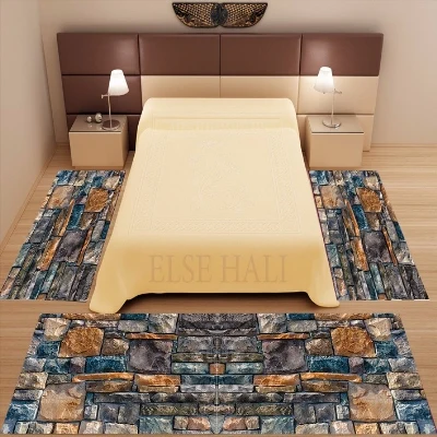Else 3 Piece Navy Blue Brown Gray Stones Vintage 3d Print Non Slip Microfiber Washable Decor Bedroom Area Rug Carpet Set
Else 3 Piece Navy Blue Brown Gray Stones Vintage 3d Print Non Slip Microfiber Washable Decor Bedroom Area Rug Carpet Set