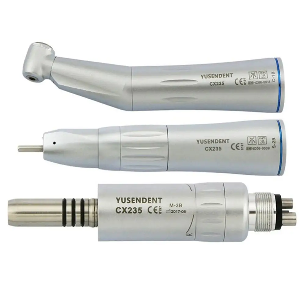 COXO Dental Low Speed Handpiece Kit Air Turbine Handpiece Straight Contra Angle Air Motor 4Holes Inner CX235 YUSENDENT
COXO Dental Low Speed Handpiece Kit Air Turbine Handpiece Straight Contra Angle Air Motor 4Holes Inner CX235 YUSENDENT