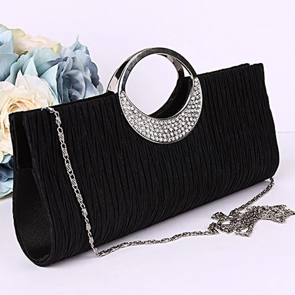 Luxury Rhinestone Satin Pleated Crossbody Bags For Women Evening Party Buckles Ladies Shoulder Bag Women Bags Designer Handbags
Luxury Rhinestone Satin Pleated Crossbody Bags For Women Evening Party Buckles Ladies Shoulder Bag Women Bags Designer Handbags
