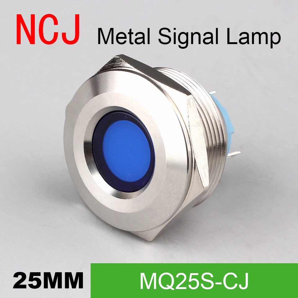 NCJ 25mm Metal LED Signal lamp Indicator pilot Warning light Signalization boat car panel dashboard 3V 6V 12V 24V 110V 220V
NCJ 25mm Metal LED Signal lamp Indicator pilot Warning light Signalization boat car panel dashboard 3V 6V 12V 24V 110V 220V