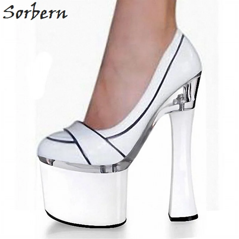 Sorbern White Square 18Cm Super High Heels Women Pumps Designer Shoe Woman Shoes Luxury Brand Shoes 2018 Pump Diy Colors
Sorbern White Square 18Cm Super High Heels Women Pumps Designer Shoe Woman Shoes Luxury Brand Shoes 2018 Pump Diy Colors
