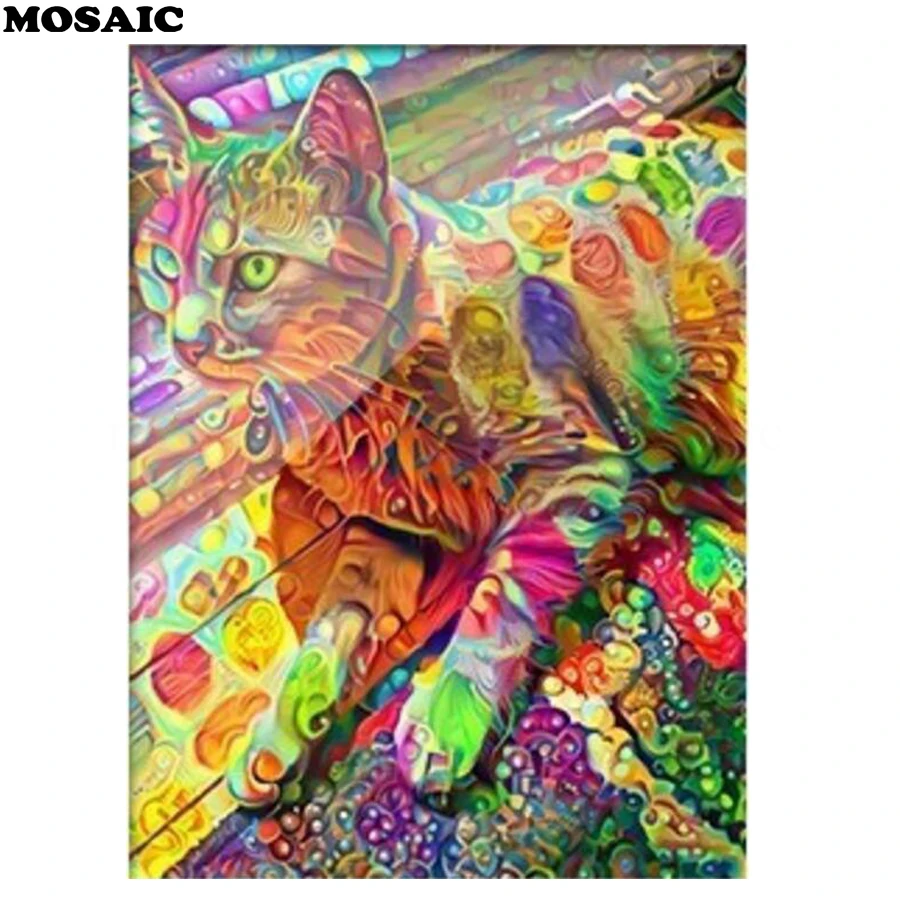 Diamond Embroidery Sale Animal Full Square Drill Diamond Painting Cross Stitch color Cat Picture Of Rhinestones Mosaic stickers
Diamond Embroidery Sale Animal Full Square Drill Diamond Painting Cross Stitch color Cat Picture Of Rhinestones Mosaic stickers