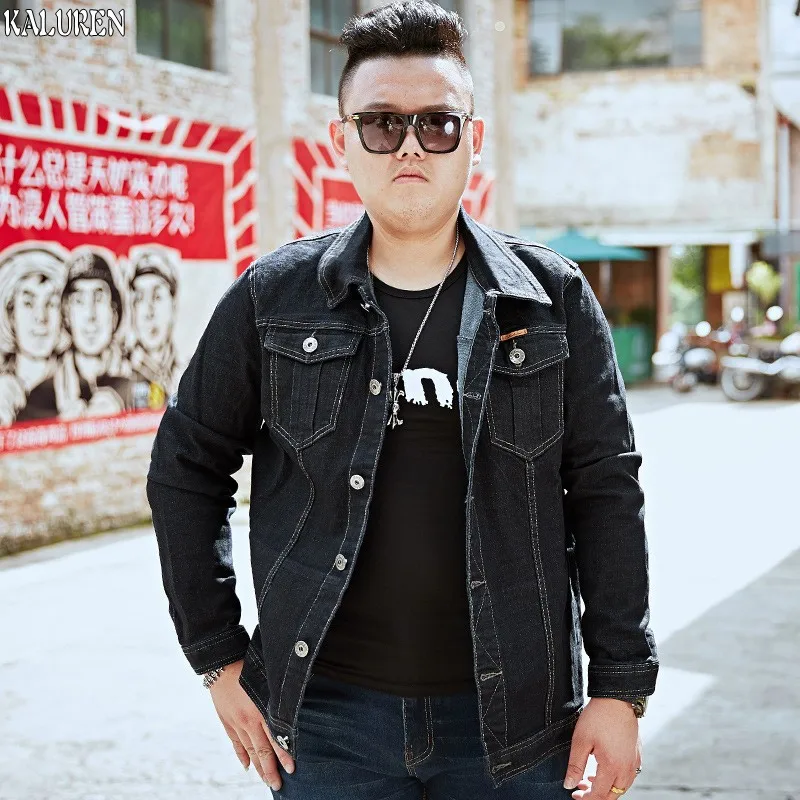 KALUREN free shipping men's plus size male big denim jacket M- 8xl Turn-down Collar coat large size Chinese style male
KALUREN free shipping men's plus size male big denim jacket M- 8xl Turn-down Collar coat large size Chinese style male