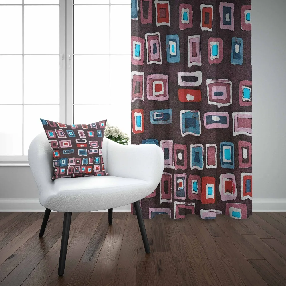 Else Blue Red Aztec Geometric Square Abstract Vintage 3d Print Living Room Bedroom 1 Panel Set Curtain Combine Gift Pillow Case
Else Blue Red Aztec Geometric Square Abstract Vintage 3d Print Living Room Bedroom 1 Panel Set Curtain Combine Gift Pillow Case