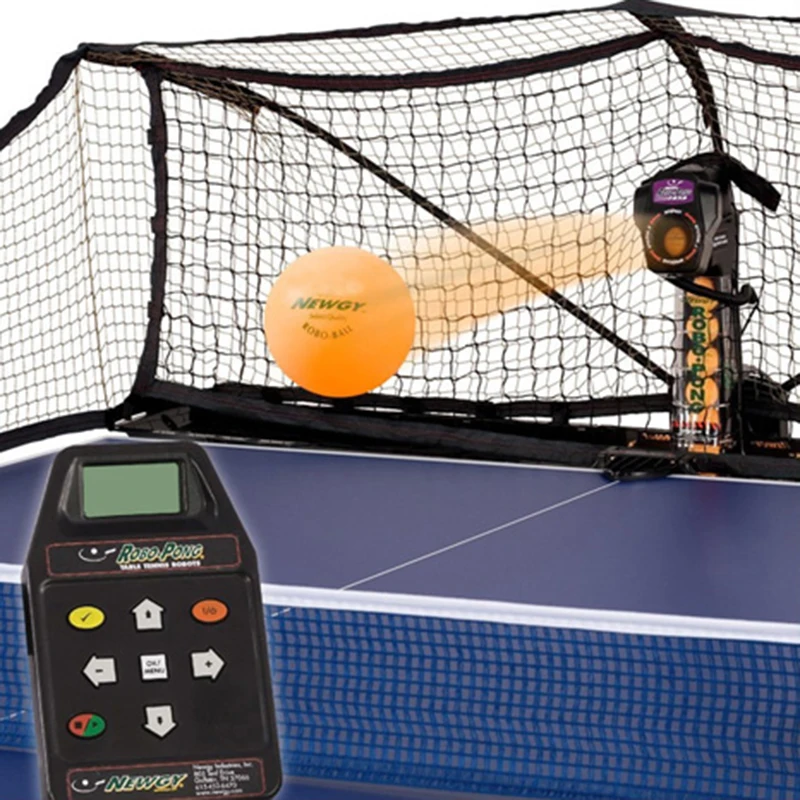 Double Fish Newgy Robo Pong 2050 Table Tennis Robot Ball Machine 64 Training Modes Connecting to PC & Programmable Exact Spot
Double Fish Newgy Robo Pong 2050 Table Tennis Robot Ball Machine 64 Training Modes Connecting to PC & Programmable Exact Spot