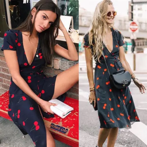 2018 New Fashion Hot Sexy Popular Womens Summer Boho Long Maxi Evening Party Beach Dress Sundress | Женская одежда