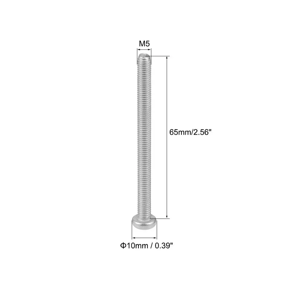 Uxcell Machine Screws M4/5/9/8x10/30/35/40/50/55/60/65/70mm Phillips Cross Pan Head Screw Fasteners Bolts 304 Stainless Steel
Uxcell Machine Screws M4/5/9/8x10/30/35/40/50/55/60/65/70mm Phillips Cross Pan Head Screw Fasteners Bolts 304 Stainless Steel