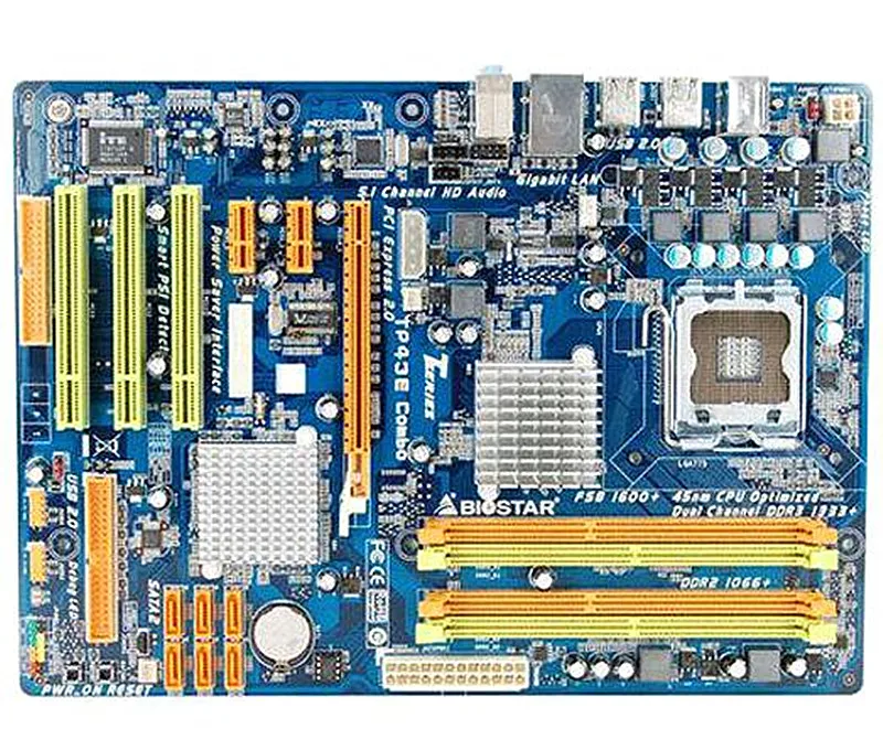Материнская плата P43 LGA 775 DDR2 8G SATA2 USB2.0 ATX для BIOSTAR TP43E|lga ddr2|desktop motherboard775 ddr2 |