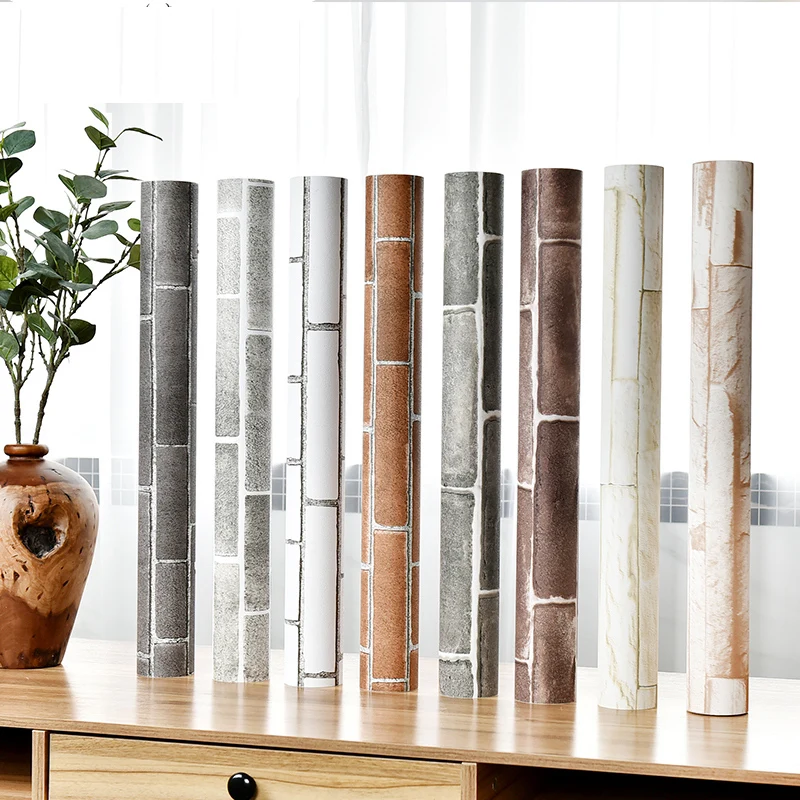 Self Adhesive Brick Pattern PVC Wall Stickers Bedroom Living Room Background Waterproof Wallpaper 60cm x 5m Eco-friendly
Self Adhesive Brick Pattern PVC Wall Stickers Bedroom Living Room Background Waterproof Wallpaper 60cm x 5m Eco-friendly