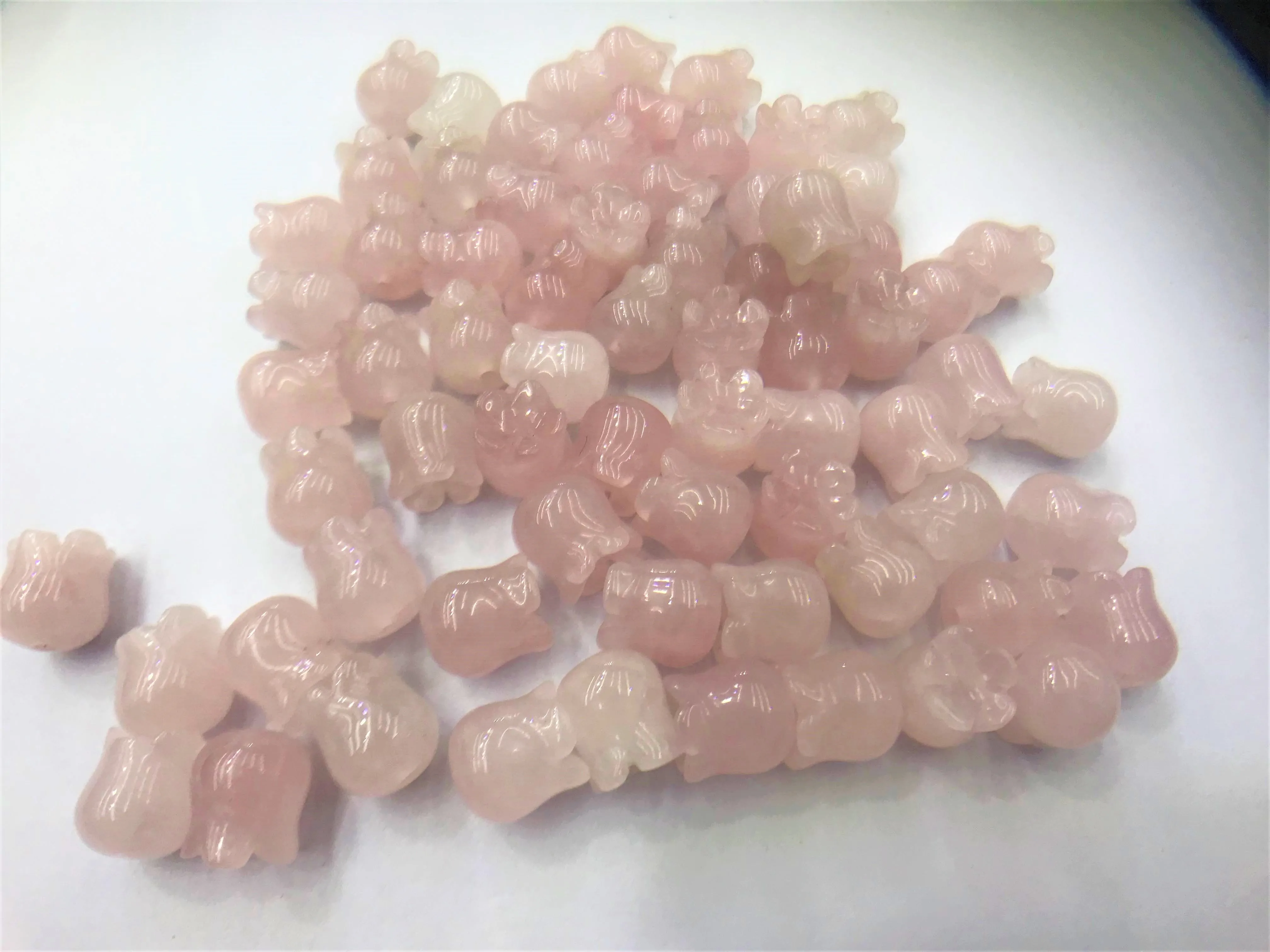4pcs/lot 10mm Rose Quartzs Flower beads Jewelry Making Beads Wedding Decoration Pendants Wholesale For DIY Necklace
4pcs/lot 10mm Rose Quartzs Flower beads Jewelry Making Beads Wedding Decoration Pendants Wholesale For DIY Necklace