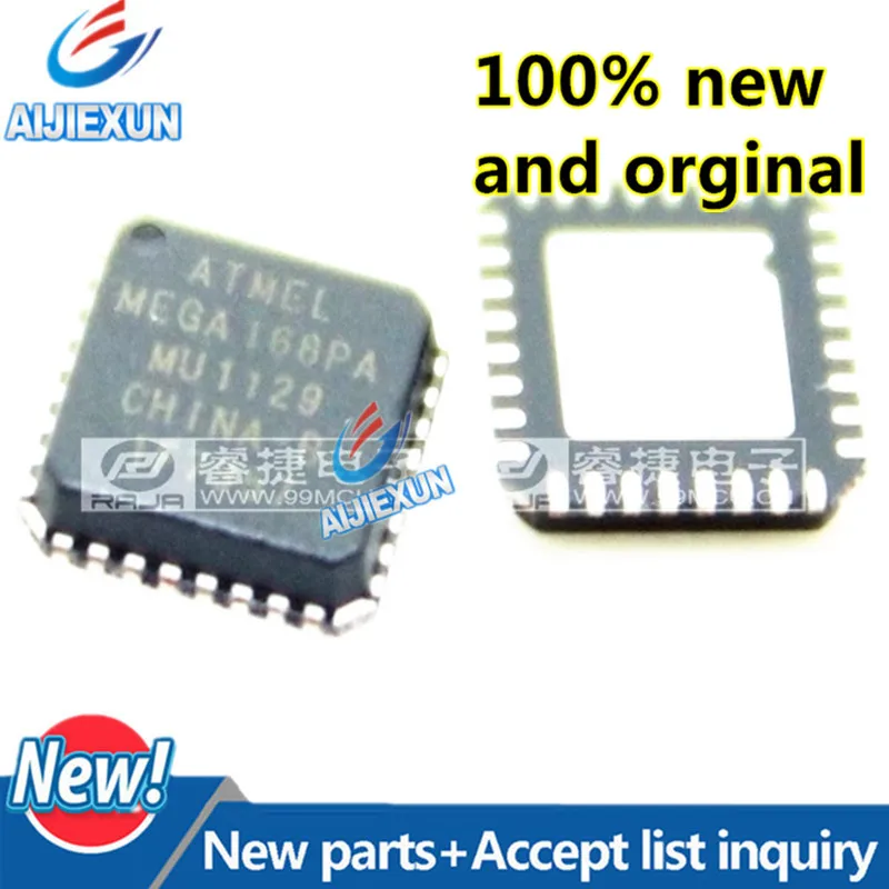 150 шт. 100% новый и оригинальный ATMEGA168PA-MU ATMEGA168PA mega168PA 168PA-MU QFN32 в наличии
150 шт. 100% новый и оригинальный ATMEGA168PA-MU ATMEGA168PA mega168PA 168PA-MU QFN32 в наличии
