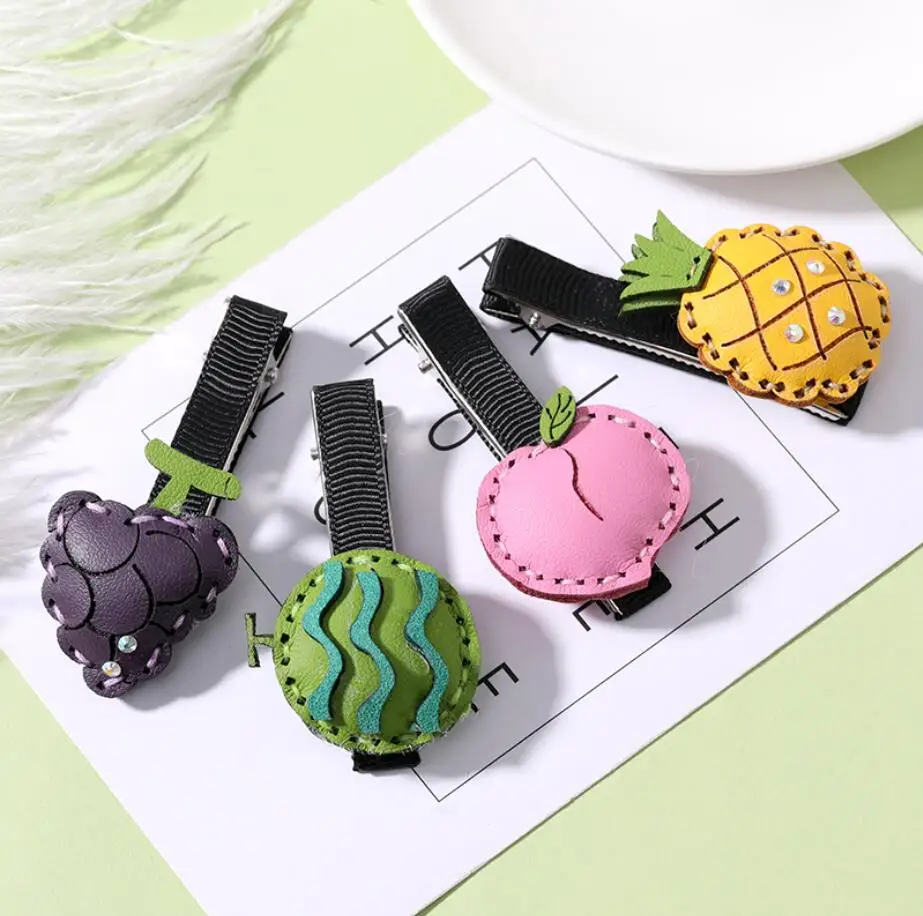 Korean Lovely Cartoon Fruit Hairpin Little Girl Princess Hair Clip Hair Accessories
Korean Lovely Cartoon Fruit Hairpin Little Girl Princess Hair Clip Hair Accessories