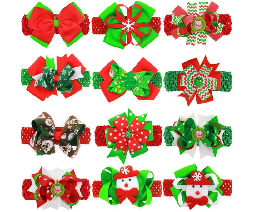 20 set/lot Christmas Grosgrain Ribbon Bows WITH Clip Snow Pinwheel Hair Clips Head hoop Complete set Accessories
20 set/lot Christmas Grosgrain Ribbon Bows WITH Clip Snow Pinwheel Hair Clips Head hoop Complete set Accessories
