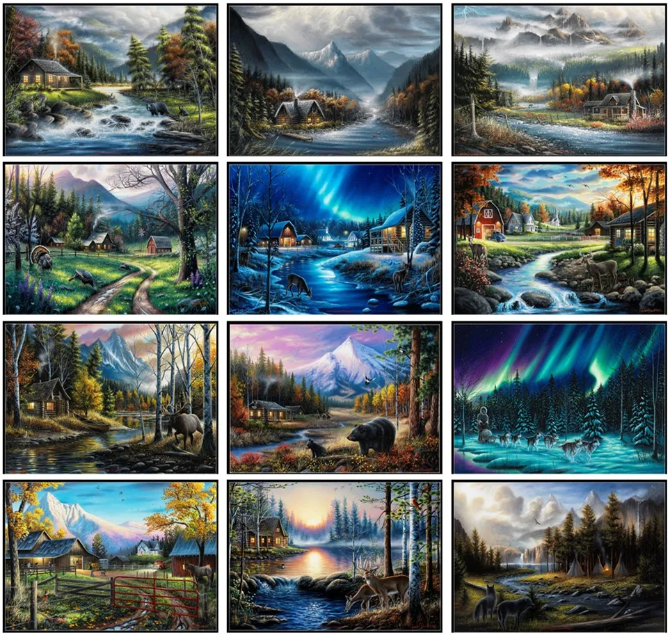 Embroidery Counted Cross Stitch Kits Needlework - Crafts 14 ct DMC Color DIY Arts Handmade Decor - Wildlife Paradise Collection
Embroidery Counted Cross Stitch Kits Needlework - Crafts 14 ct DMC Color DIY Arts Handmade Decor - Wildlife Paradise Collection