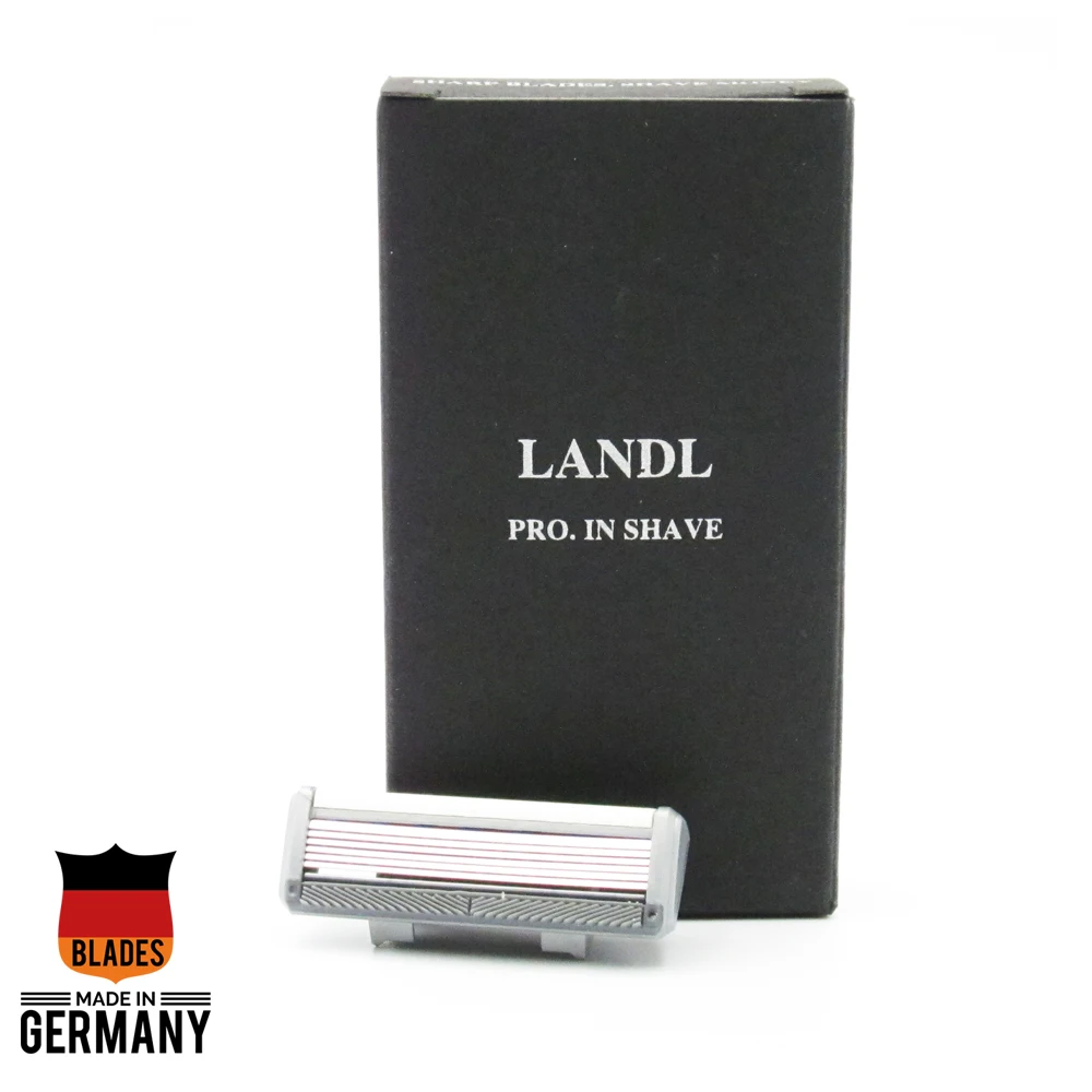 LANDL New 6 Blade System Man Manual Shaving Razor Germany X6 Blade with Trimmer Blade, 4 8 16 Cartridges
LANDL New 6 Blade System Man Manual Shaving Razor Germany X6 Blade with Trimmer Blade, 4 8 16 Cartridges