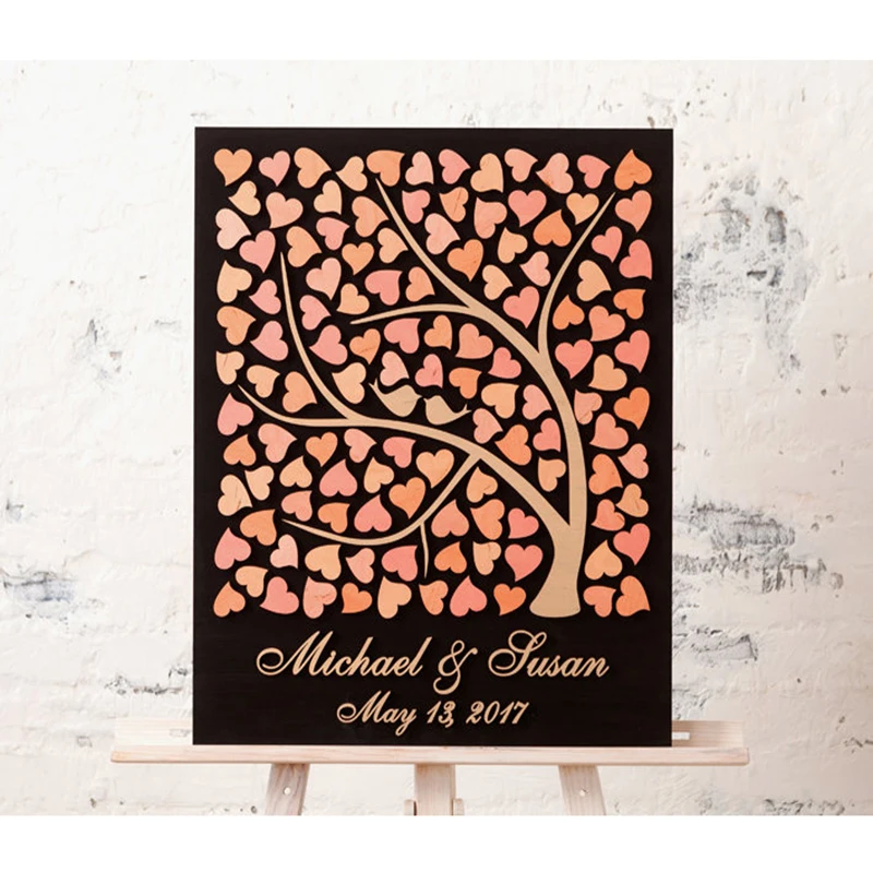 Personalized Wedding Guest Book Tree, Custom 3D Guest Book Sign,Rustic Wedding Guest Book With Hearts,Unique Wooden Guestbooks
Personalized Wedding Guest Book Tree, Custom 3D Guest Book Sign,Rustic Wedding Guest Book With Hearts,Unique Wooden Guestbooks