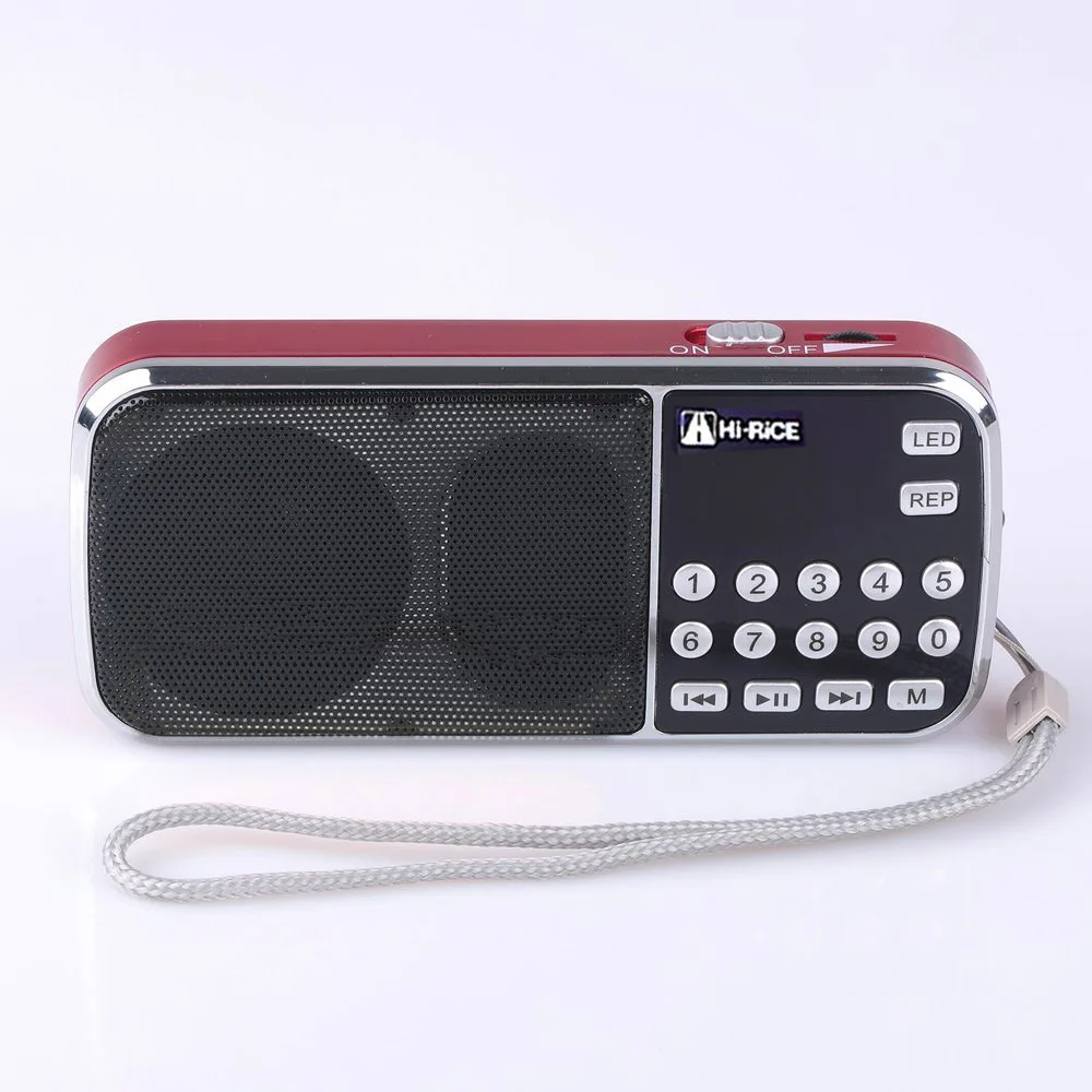 Портативный FM/AM радио USB TF карта MP3-плеер цифровой динамик Hi-Rice SD-101 для отдыха