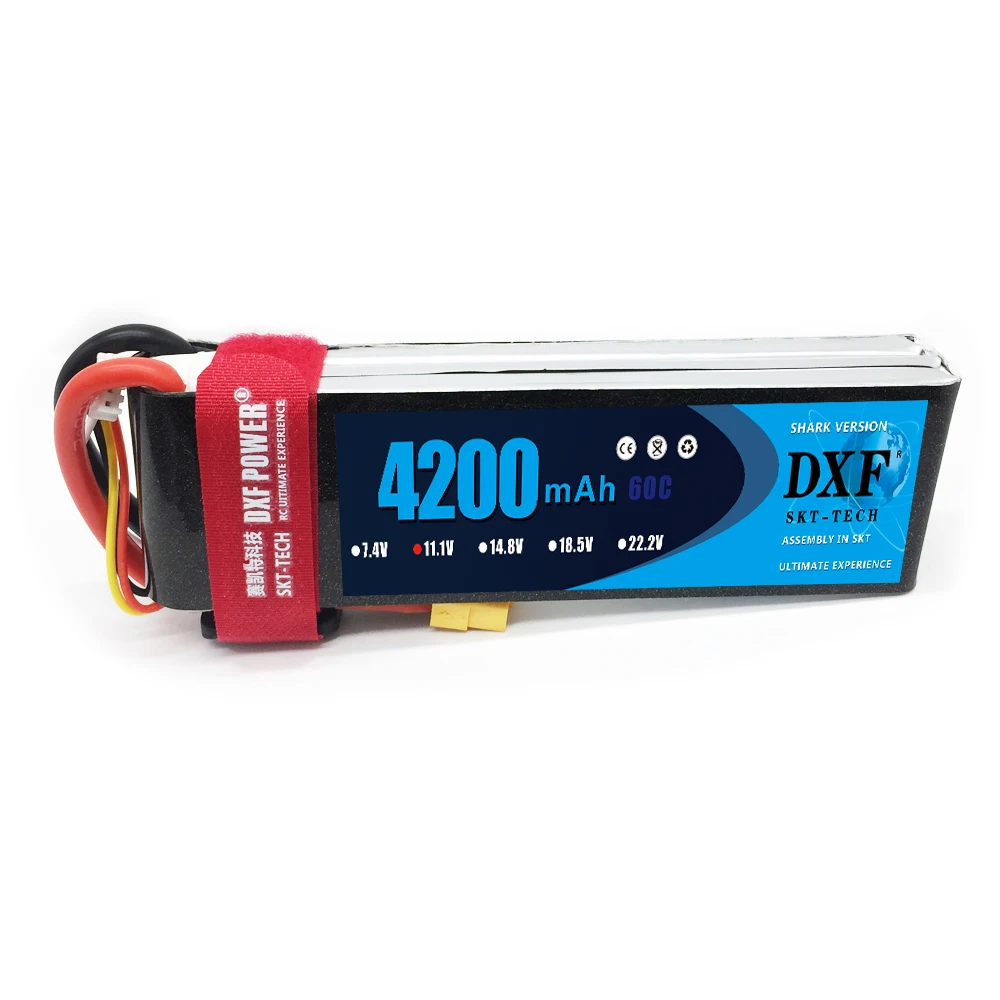 Аккумулятор DXF Lipo 11,1 В 4200 мАч 60C 3S MAX120C T/XT60 LiPo, Радиоуправляемый Аккумулятор для радиоуправляемого вертолета, автомобиля, лодки, дрона, грузов...
Аккумулятор DXF Lipo 11,1 В 4200 мАч 60C 3S MAX120C T/XT60 LiPo, Радиоуправляемый Аккумулятор для радиоуправляемого вертолета, автомобиля, лодки, дрона, грузов...