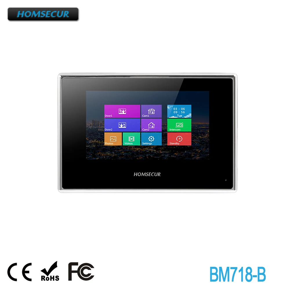 HOMSECUR BM718-B Snapshot & Recording Monitor For HDK Series Video&Audio Home Intercom
HOMSECUR BM718-B Snapshot & Recording Monitor For HDK Series Video&Audio Home Intercom