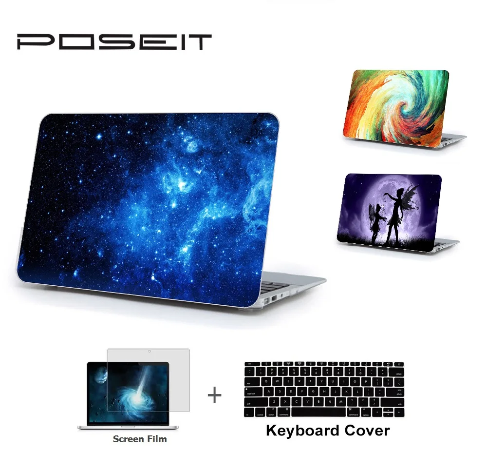 Smart Hardshell Hard Case With Screen Film+Keyboard Skin Cover For Newest MacBook Air 11 13 Pro Retina 12 13 15 Inch
Smart Hardshell Hard Case With Screen Film+Keyboard Skin Cover For Newest MacBook Air 11 13 Pro Retina 12 13 15 Inch