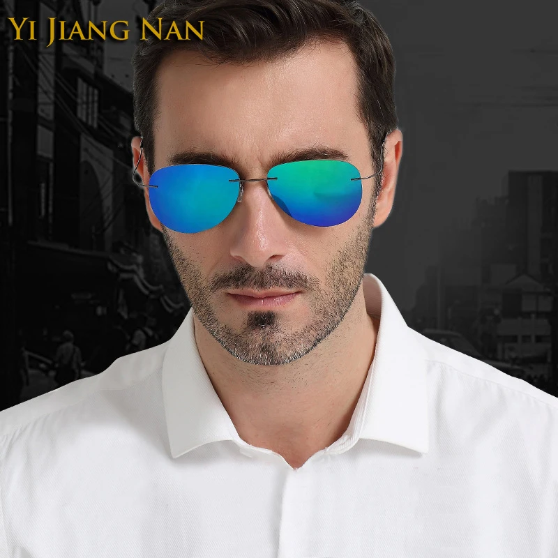 Designer Alloy Super Light Rimless Aviator Sunglasses Men Polarized UV400 Fishing Quality Driving Sun glasses
Designer Alloy Super Light Rimless Aviator Sunglasses Men Polarized UV400 Fishing Quality Driving Sun glasses
