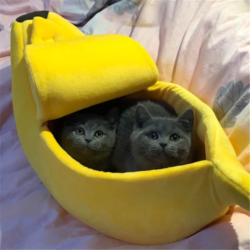 Лидер продаж 2019 спальный мешок и моющаяся Банановая клетка для собак кошек домик