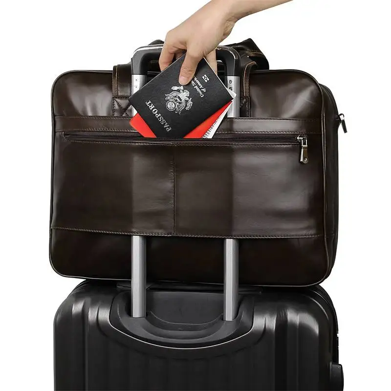 17" Men Briefcases Laptop Bag Coffee Cowhide Leather Business Laptop Bag for Men Business Travel Multi-function Handbag Bags
17" Men Briefcases Laptop Bag Coffee Cowhide Leather Business Laptop Bag for Men Business Travel Multi-function Handbag Bags