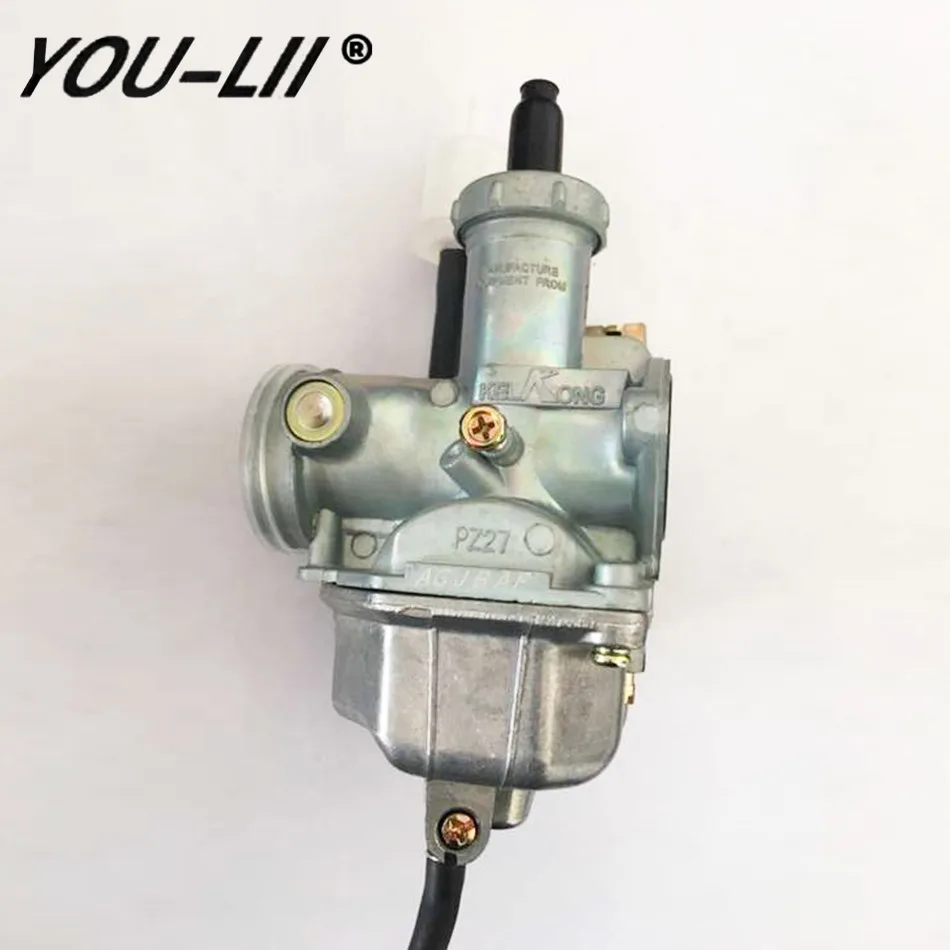 YOULII Top Quality 27mm Carburetor Carb Motorcycle PZ27 Pump Accelerator Carburetor 150 175 DIRT BIKE ATV Hand Choke Lever
YOULII Top Quality 27mm Carburetor Carb Motorcycle PZ27 Pump Accelerator Carburetor 150 175 DIRT BIKE ATV Hand Choke Lever