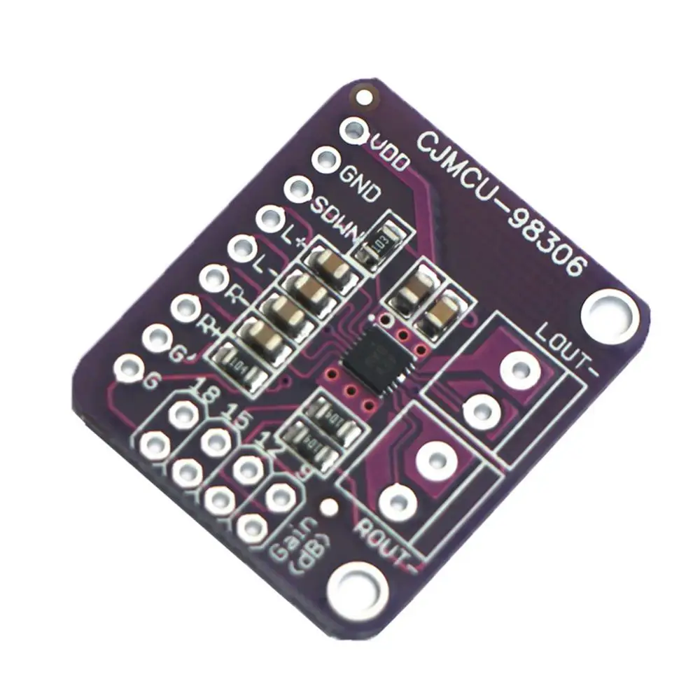 CJMCU-98306 MAX98306 сенсор стерео Класс D усилитель коммутационная плата класс AB аудио 3 7