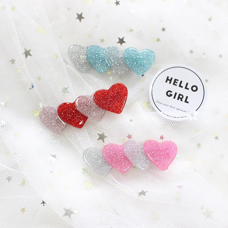 Korean And Japanese Woman Sweet Shining Powder Love Heart Side Clip Girls Hair Accessories
Korean And Japanese Woman Sweet Shining Powder Love Heart Side Clip Girls Hair Accessories