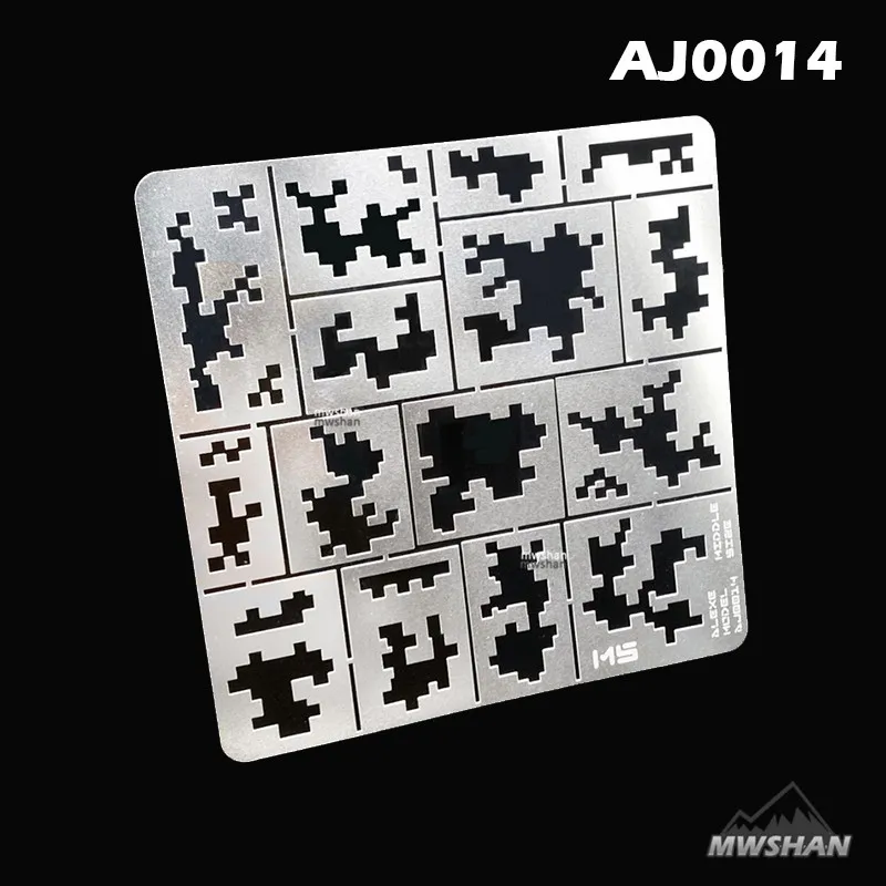 AJ0014 Modeling City Digital camouflage Leakage Spray Board for Military Equipment Hobby Craft Tools Accessory DIY
AJ0014 Modeling City Digital camouflage Leakage Spray Board for Military Equipment Hobby Craft Tools Accessory DIY